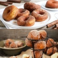 Cinnamon Sugar Air Fryer Donuts (4-ingredients)