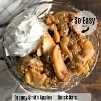 Easy Apple Crisp Recipe Pin