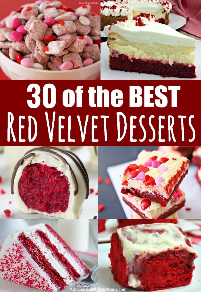 Over 30 of the BEST Red Velvet Desserts