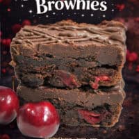 Black Forest Brownies pin