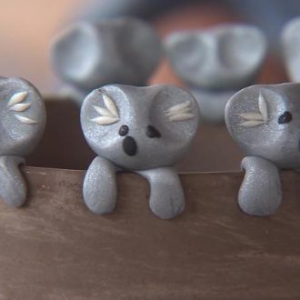 Boy Makes Clay Koalas To Raise Money For Austrial's Fires