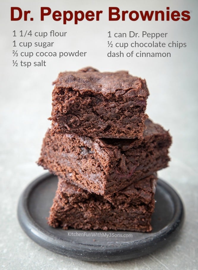 Dr Pepper Brownies