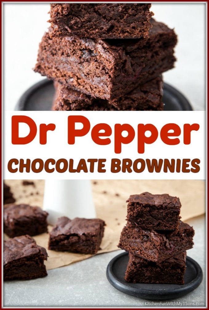 Dr Pepper Chocolate Brownies