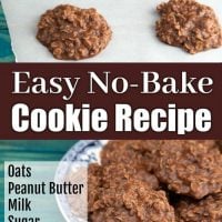 Easy No Bake Cookies Pin