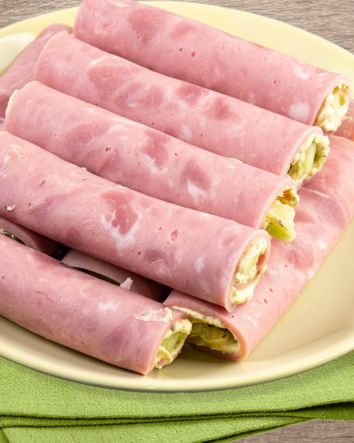 Ham and Pickle Roll ups full size
