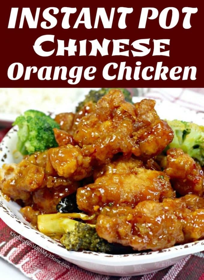 Instant Pot Chinese Orange Chicken