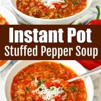 Instant Pot Stuffed Pepper Soup