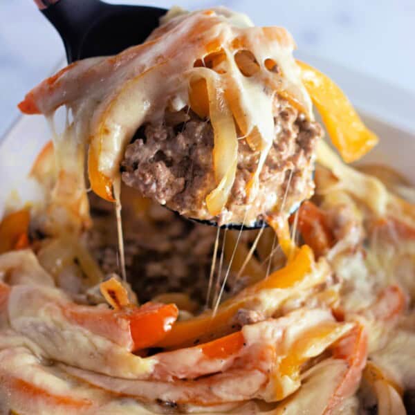 Philly Cheesesteak Casserole feature