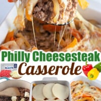 Philly Cheesesteak Casserole pin