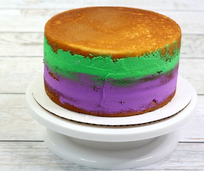 Best Ever Mardi Gras Cake Recipe Kitchen Fun With My 3 Sons