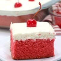 Easy Cherry Cake with Vanilla Buttercream (15-minute prep)