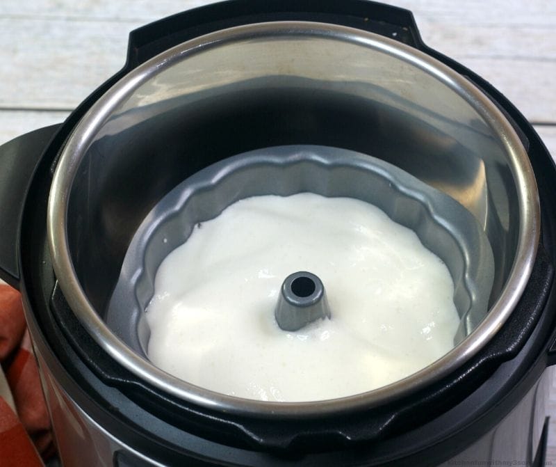 bundt pan in the Instant Pot
