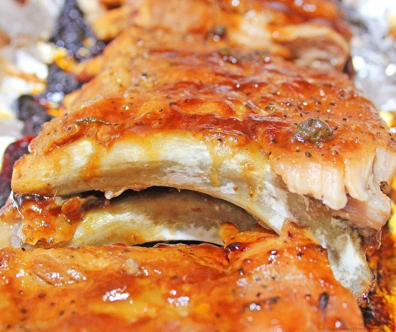 upclose picture of ribs