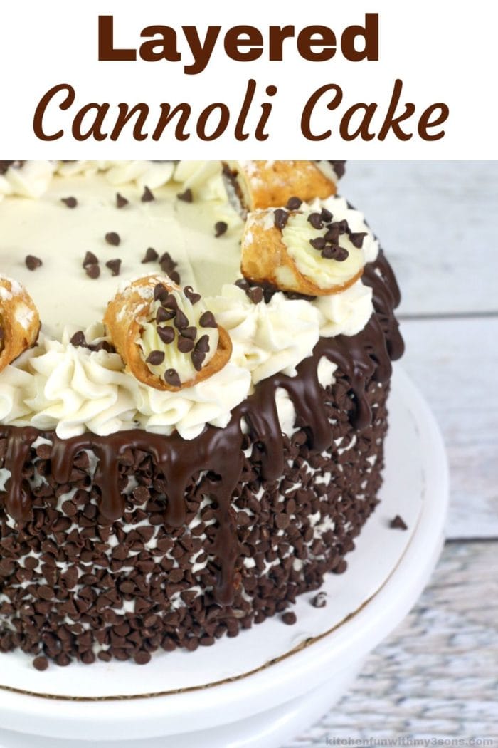 Layered Cannoli Cake Recipe