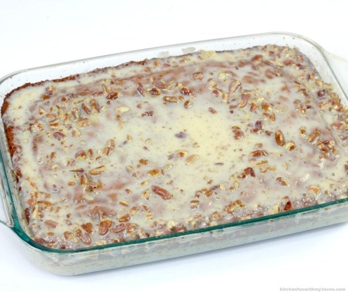 Southern Pecan Praline Cake Recipe - Kitchen Fun With My 3 Sons