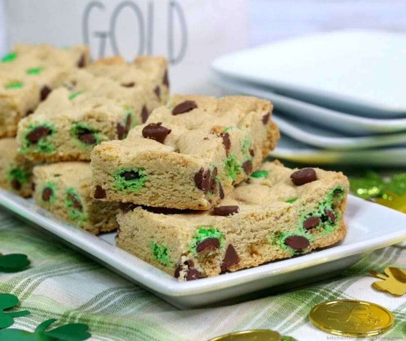 St. Patrick's Day Cookie Bars