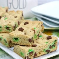 St Patrick's Day Cookie Bars