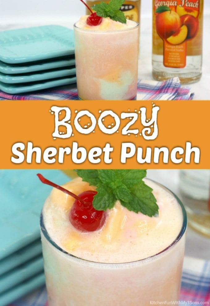Boozy Sherbet Punch