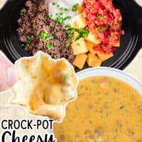 Crock Pot Cheesy Hamburger Dip pin