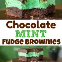 Chocolate Mint Fudge Brownies