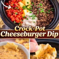 Crock Pot Cheesy Hamburger Dip pin