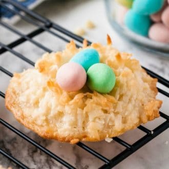 Easter Coconut Macaroons