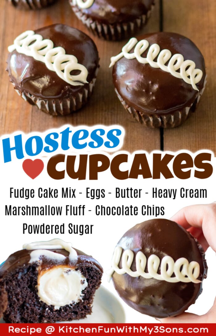 Homemade Hostess Cupcakes Pin
