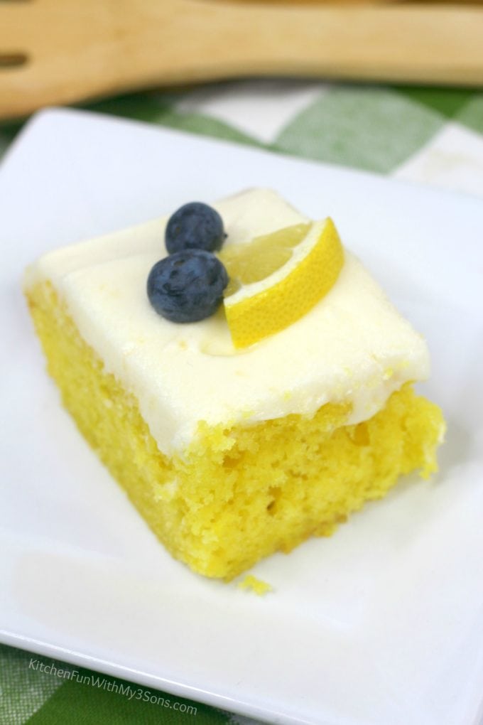Homemade Lemon Sheet Cake