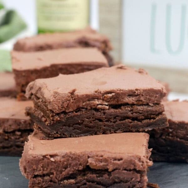 irish Whiskey fudge brownies