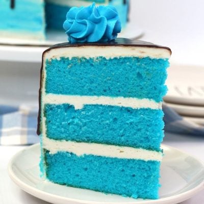 Layered Blue Velvet Cake