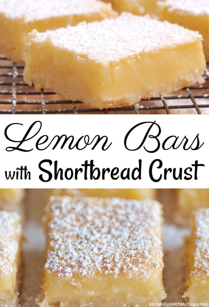 Lemon Bars with Shortbread Crust
