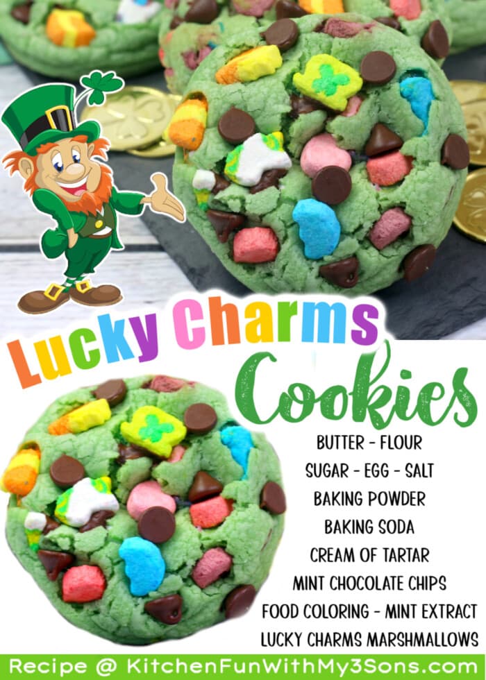 Lucky Charms cookies Pin