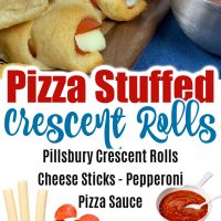 Pizza Stuffed Crescent Rolls