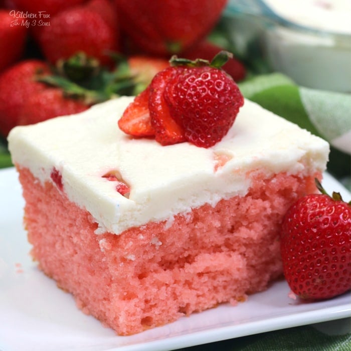 Strawberry and Cream Cake