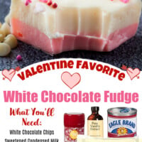 Valentine White Chocolate Fudge pin
