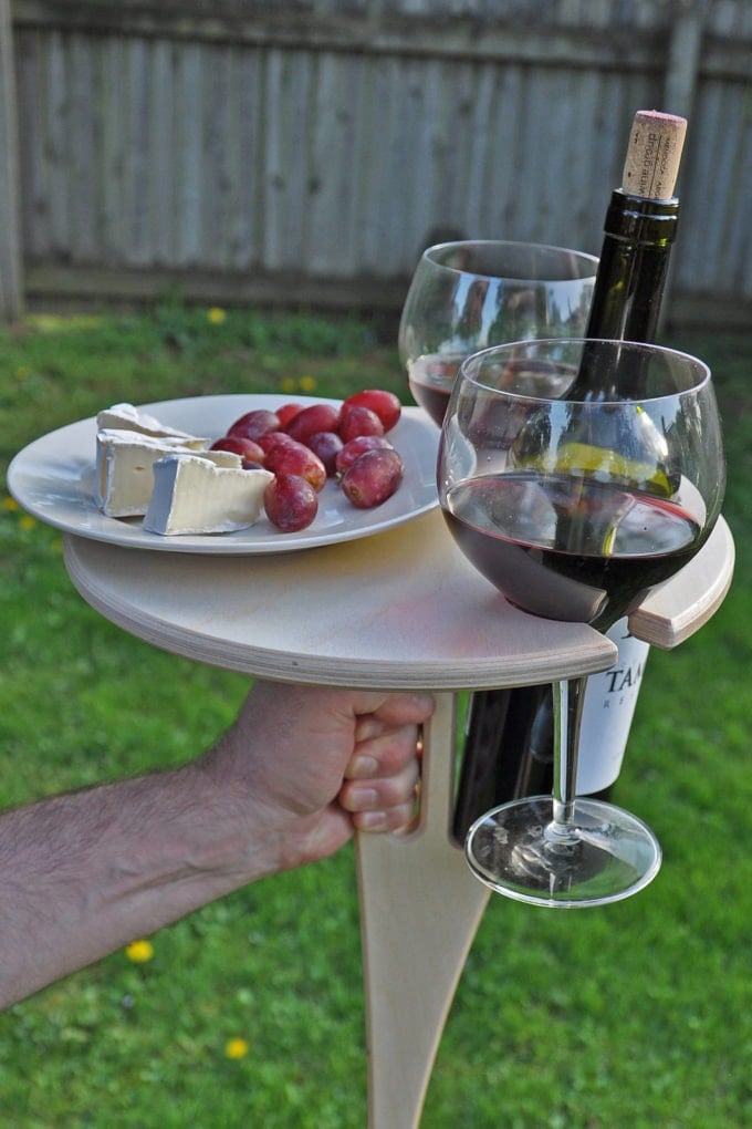 Outdoor Wine Table