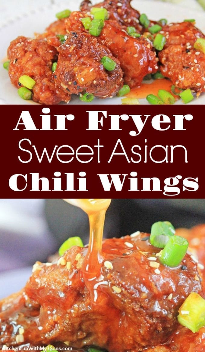 Air Fryer Sweet Asian Chili Wings