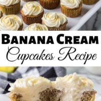 Banana Cream Cupcakes Recipe