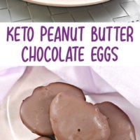 Keto Chocolate Peanut Butter Eggs