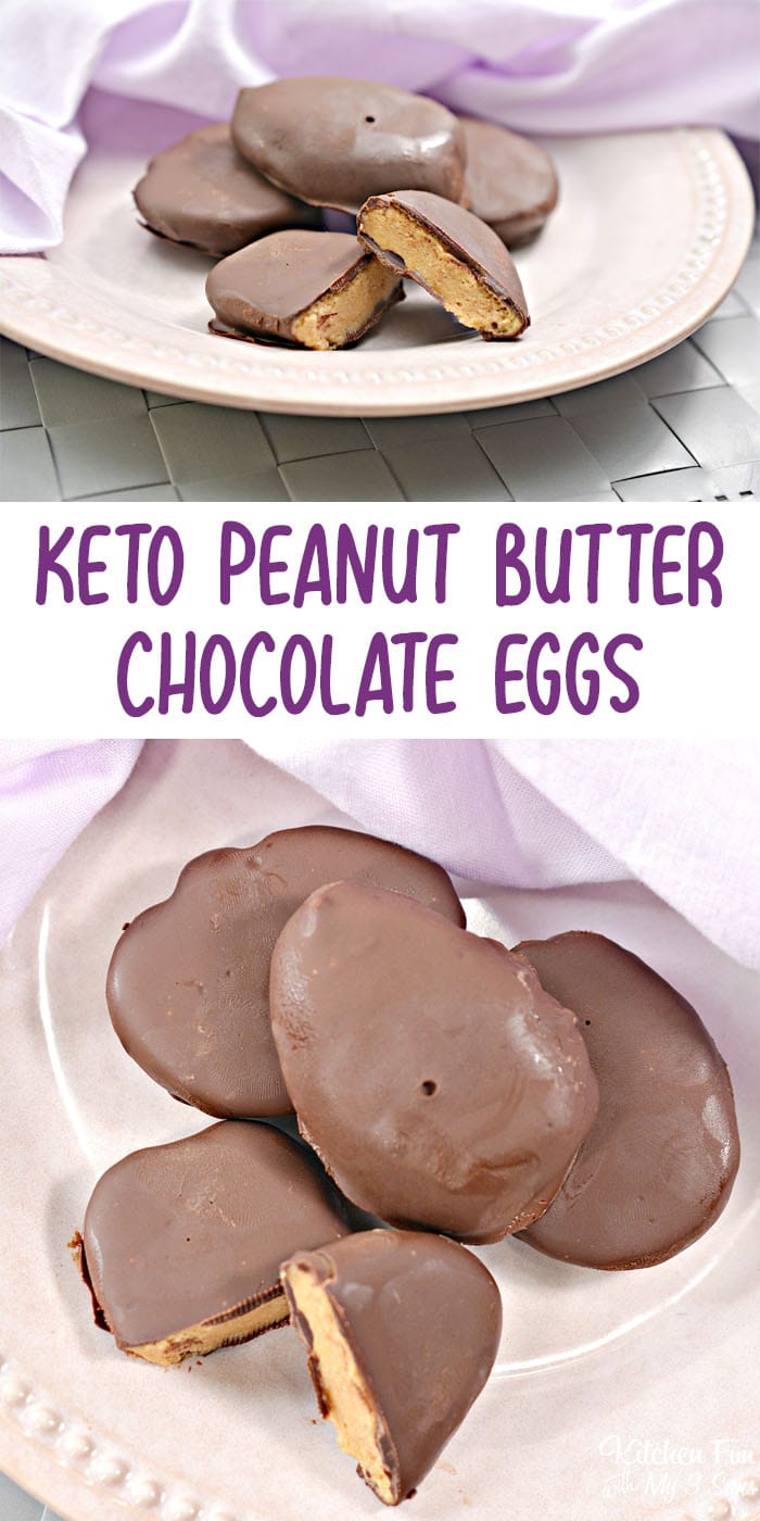 Keto Chocolate Peanut Butter Eggs