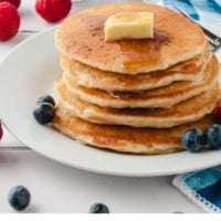 Make Ahead Fluffy Pancake Recipe for pinterest