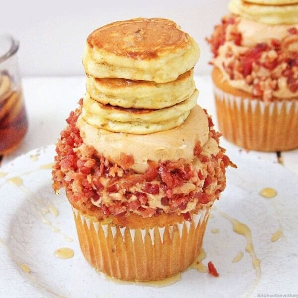 Pancake and Bacon Cupcakes Recipe