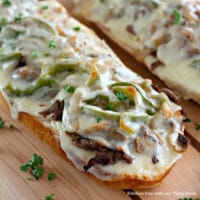 Philly Cheesesteak Cheese Bread pin