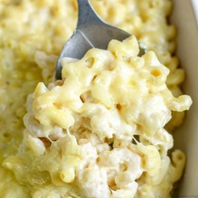 spoonful of White Mac and Cheese Recipe