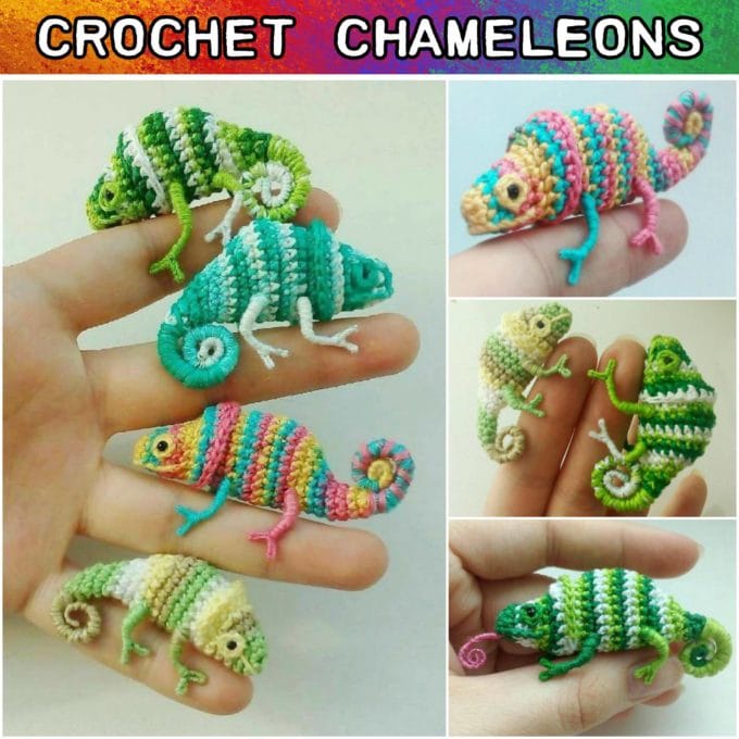 Crochet Chameleons