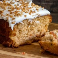 Carrot Cake Loaf with Cream Cheese Frosting