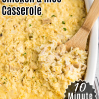 Chicken and Rice Casserole pin