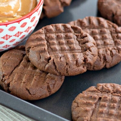 Chocolate Peanut Butter Cookies feature