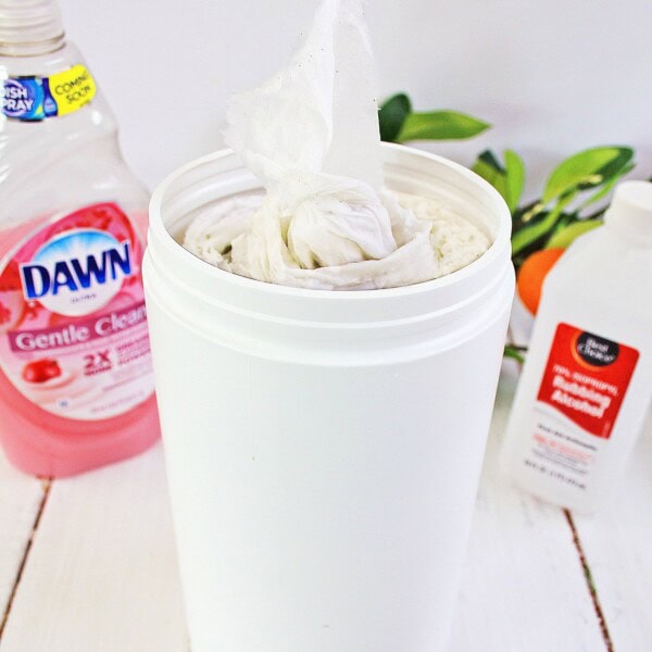 Homemade Disinfecting Wipes