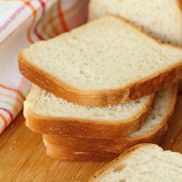 Homemade White Bread Slices